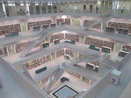 Mstsk knihovna Stuttgart